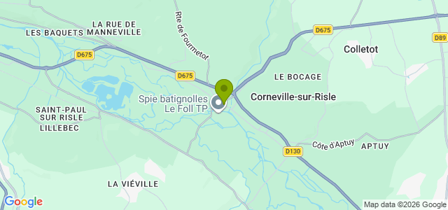 Carte de localisation de la randonnée Coteau boisé de la vallée de la Risle au départ de Corneville-sur-Risle