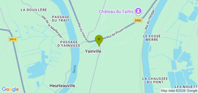 Carte de localisation de la randonnée Presqu'île de Jumièges, randonnée dans les deux forêts. au départ de Yainville