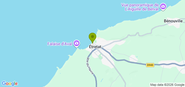 Carte de localisation de la randonnée Un grand classique. au départ de Etretat