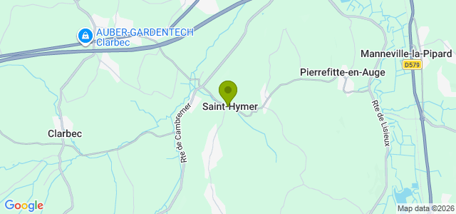 Carte de localisation de la randonnée Boucle de St-Hymer au Torquesne au départ de Saint-Hymer