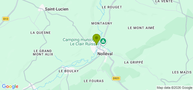 Carte de localisation de la randonnée Panoramas sur la vallée de l'Andelle au départ de Nolléval