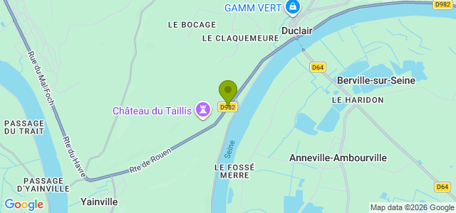 Carte de localisation de la randonnée Petit tour en forêt de Jumièges à partir de St-Paul (Duclair) au départ de Saint-Paul