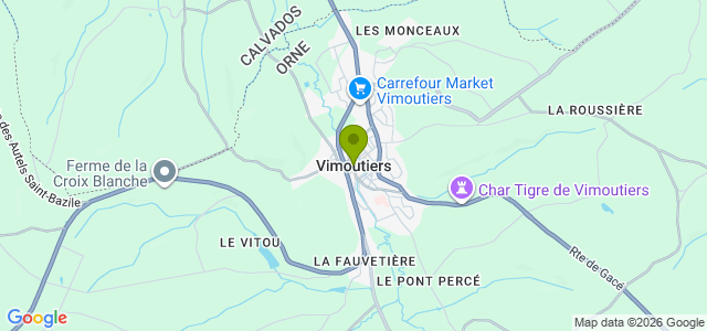 Carte de localisation de la randonnée Mont-Saint-Michel 08 au départ de Mont-Saint-Michel 08