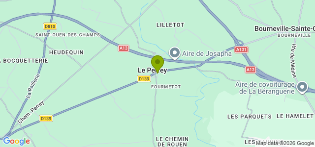 Carte de localisation de la randonnée Le Chemin des Têtards poussé jusqu'à la Risle au départ de Fourmetot