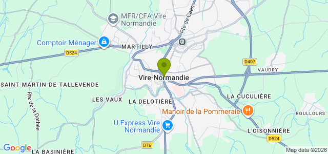 Carte de localisation de la randonnée Mont-Saint-Michel 13 au départ de Mont-Saint-Michel 13