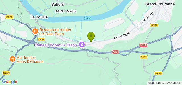 Carte de localisation de la randonnée Parcours historique en forêt de La Londe-Rouvray au départ de Moulineaux