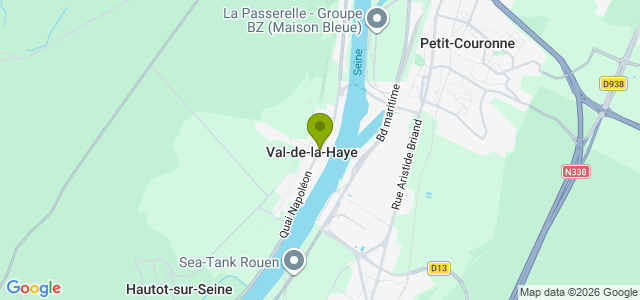 Carte de localisation de la randonnée Forêt de Roumare, par le parc animalier, la mare Epinay, l'arboretum du Petit Charme... au départ de Val-de-la-Haye