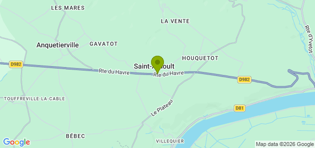Carte de localisation de la randonnée Beau circuit en forêt domaniale du Trait-Maulévrier au départ de Saint-Arnoult