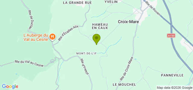 Carte de localisation de la randonnée Très agréable petit circuit vallonné et boisé au départ de Mont-de-l'If