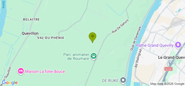 Carte de localisation de la randonnée Les quatre mares de la forêt de Roumare au départ de Forêt de Roumare