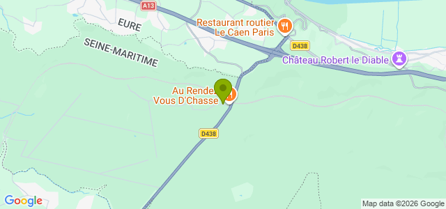 Carte de localisation de la randonnée Boucle des Sapins Normands en forêt de La Londe Rouvray au départ de Forêt de La Londe