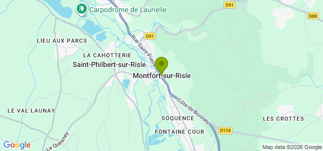 Carte de localisation de la randonnée Les chemins du Mont-St-Michel étape 4 au départ de Mont-Saint-Michel 04