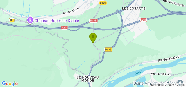 Carte de localisation de la randonnée Randonnée au centre de la forêt de La Londe - Rouvray au départ de Forêt de La Londe 2