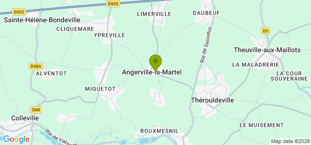 Carte de localisation de la randonnée Circuit de la Tour Lanterne au départ de Angerville-la-Martel