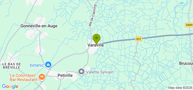 Carte de localisation de la randonnée Circuit du Débarquement au départ de Varaville