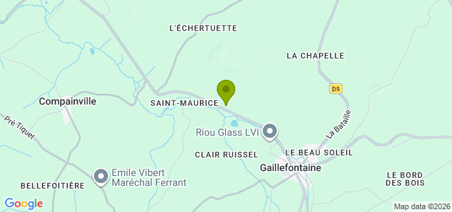 Carte de localisation de la randonnée Circuit de la Chapelle Saint-Maurice au départ de Saint-Maurice