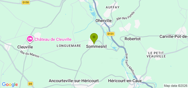 Carte de localisation de la randonnée Circuit de Notre-Dame-du-Mont-Carmel au départ de Sommesnil