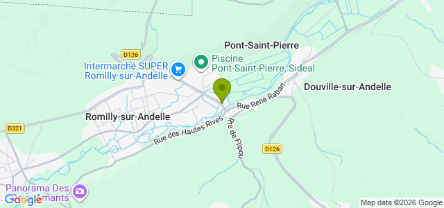 Carte de localisation de la randonnée Sentier de la Vallée au départ de Pont-Saint-Pierre 3