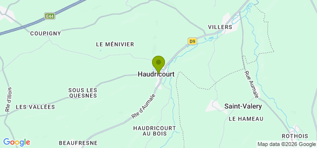 Carte de localisation de la randonnée Circuit de la Chouette au départ de Haudricourt 2