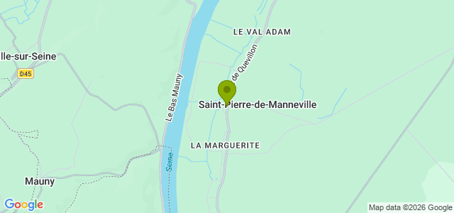 Carte de localisation de la randonnée Le Chemin du Roy au départ de St-Pierre-de-Manneville