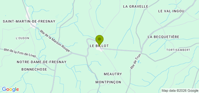 Carte de localisation de la randonnée Le Panorama sur l'Oudon au départ de L'Oudon