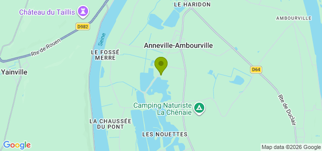 Carte de localisation de la randonnée Circuit des Carrières au départ de Anneville-Ambourville