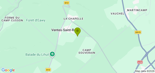 Carte de localisation de la randonnée Chemin des Ecoliers et Puits Merveilleux au départ de Ventes-Saint-Rémy