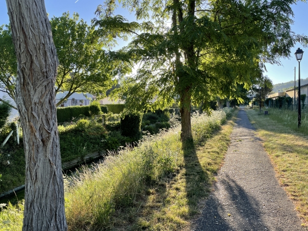 La Promenade des Près est un chemin délicieux qui longe le canal du Grand Rang. Ce chemin nous permet de traverser les Andelys dans un environnement plutôt sympathique !