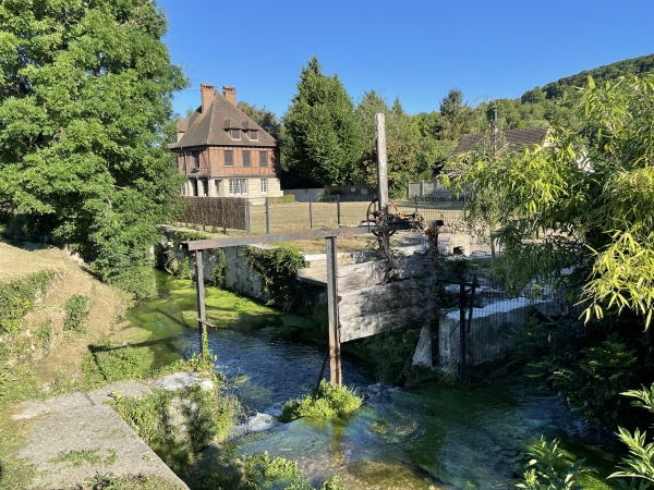 Ancien mécanisme de déviation sur le Gambon.