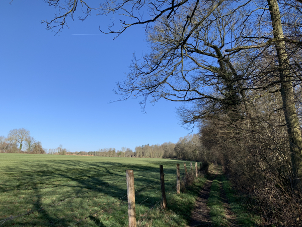 Nous avons retrouvé le GR26 que nous allons suivre maintenant jusqu'à la fin de la boucle.