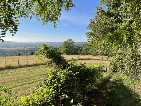 Nous descendons vers St-Pierre-d'Autils et la vallée de la Seine.(Bug du gps pour la photo)