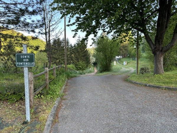 Nous partons du parking du Nouveau Monde et entrons directement en forêt par cette Sente des Fontenelles (GR2).