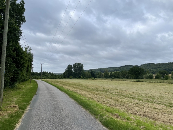 Nous suivons le Chemin de Radevet vers le sud.