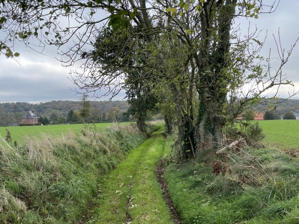 Nous commençons notre descente vers Saint-Ouen-sous-Brachy.