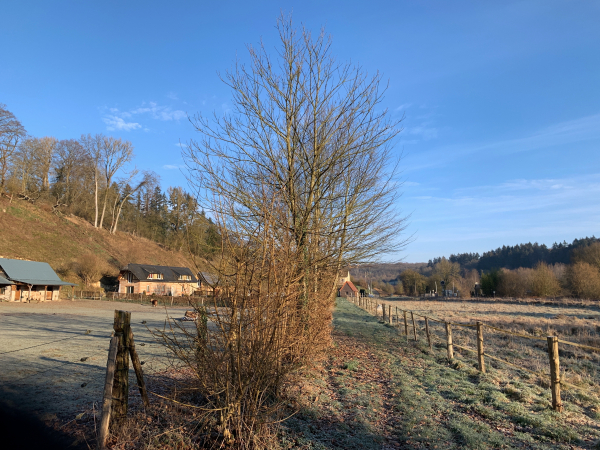Nous arrivons au lieu-dit La Ravine. Il est possible de traverser la vallée un peu plus loin sur la droite, et de réduire ainsi la randonnée à 7 km...