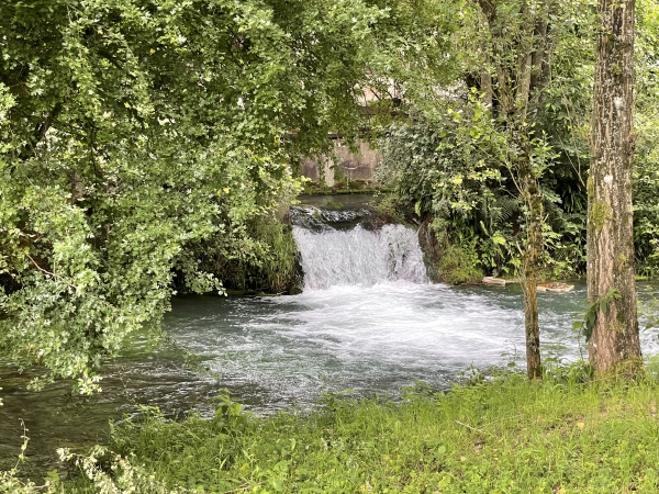 La Scie au niveau de l'ancienne laiterie.