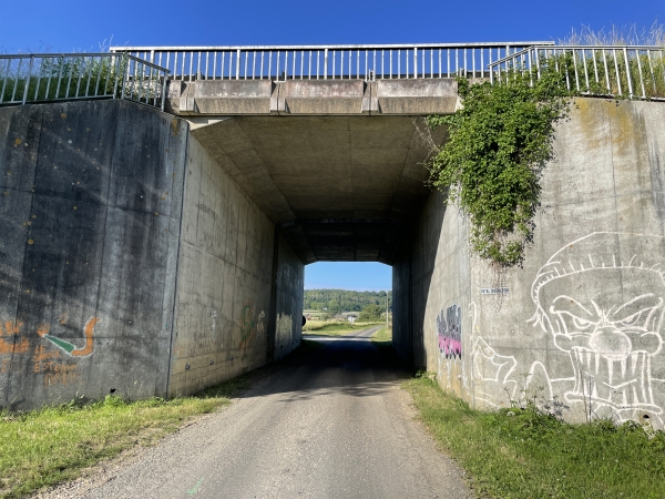 Nous repassons sous l'A28.