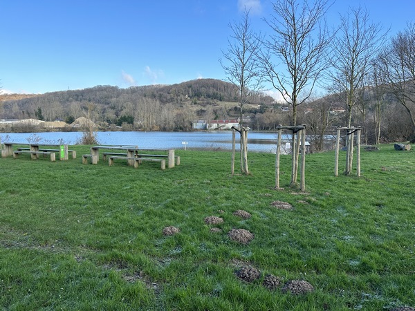 Nous restons fidèle à notre tracé de 2015, avant la création du circuit officiel, et passons par l'étang du Nid de Verdier pour profiter de son aire de pique-nique.&nbsp;