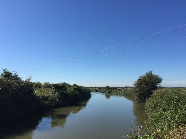 Le Grand Canal, vu du ponton.