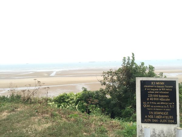 Asnelles est devenue le lieu de débarquement du port artificiel d'Arromanches en 1944, c'est ici qu'aboutissait la chaussée flottante. Plusieurs installations de Port Mulburry sont encore visibles en mer.