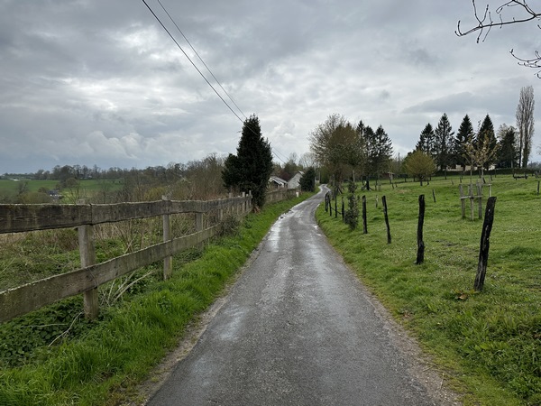 Rue de la Peinerie à Honguemare.