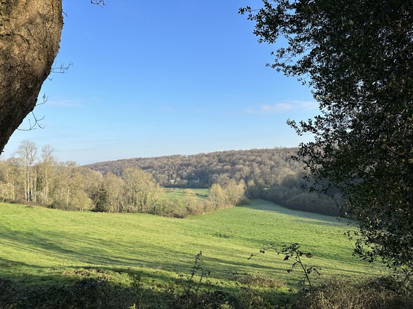 Vue sur le vallon depuis les Monts Beaudoin.
