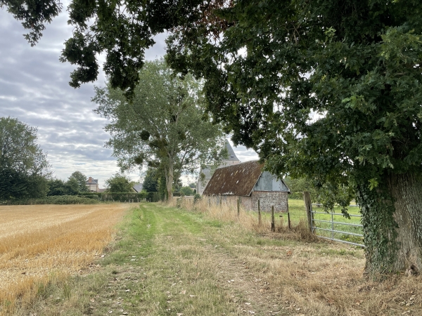 Entrée dans Illeville-sur-Montfort.