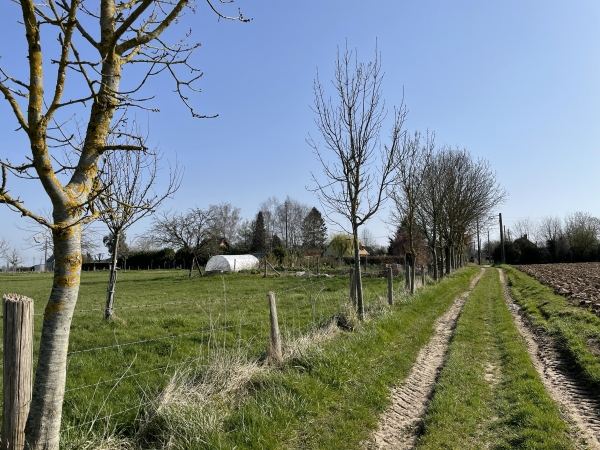 Nous arrivons sur le plateau au hameau des Godebouts.