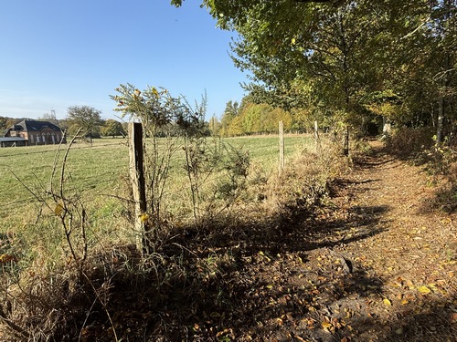 Les chemins se succèdent pour rejoindre la mairie de Theillement.