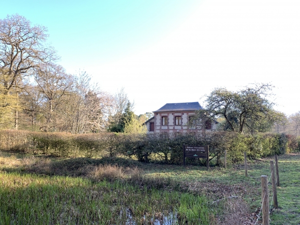 Nous arrivons au niveau de la Maison Forestière de la Mare de Grès.