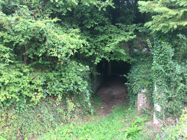 Le Paulu, vestiges de la ligne Caudebec-en-Caux - Barentin.