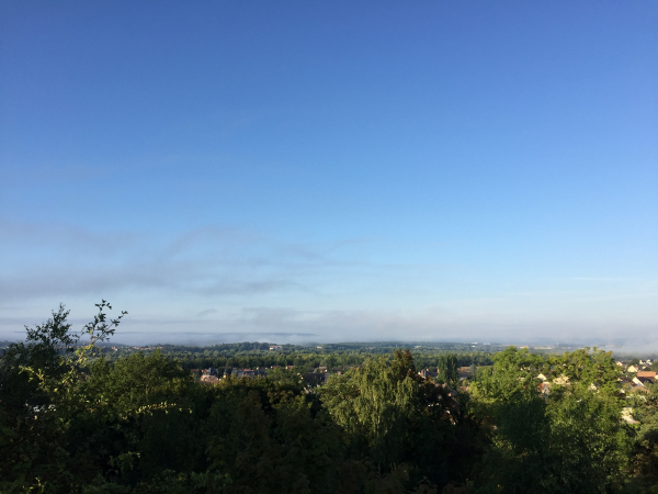 Panorama sur Igoville et la vallée de la Seine.