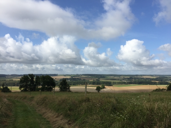 Vallée de l'Eaulne vue depuis le Buisson de St-Gervais.