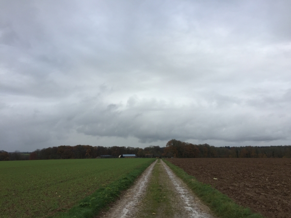 Nous traversons le plateau, dans des plaines qui portent les noms de Gibet et de Pendu...